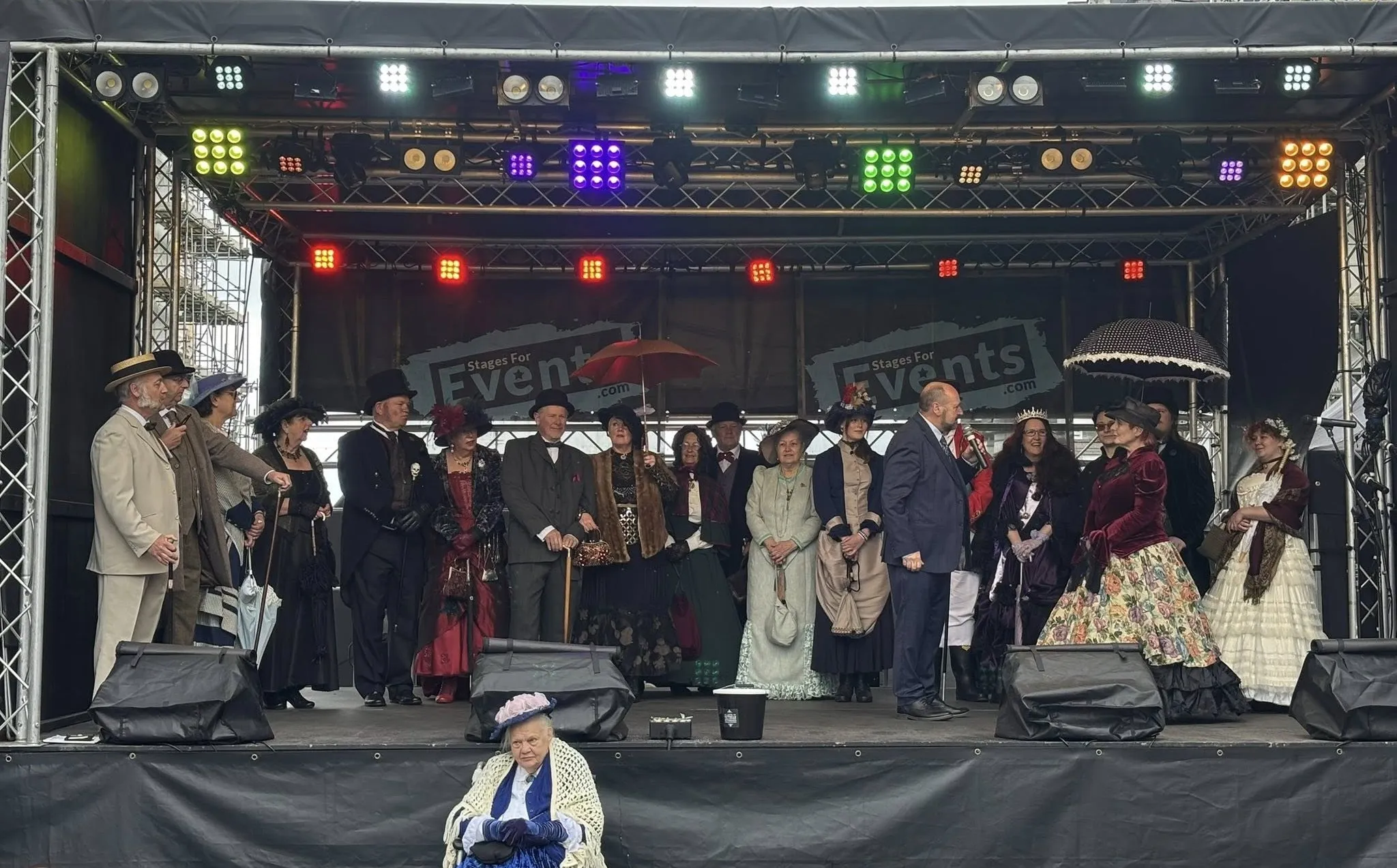 Performance Stage of Victorian dress competition