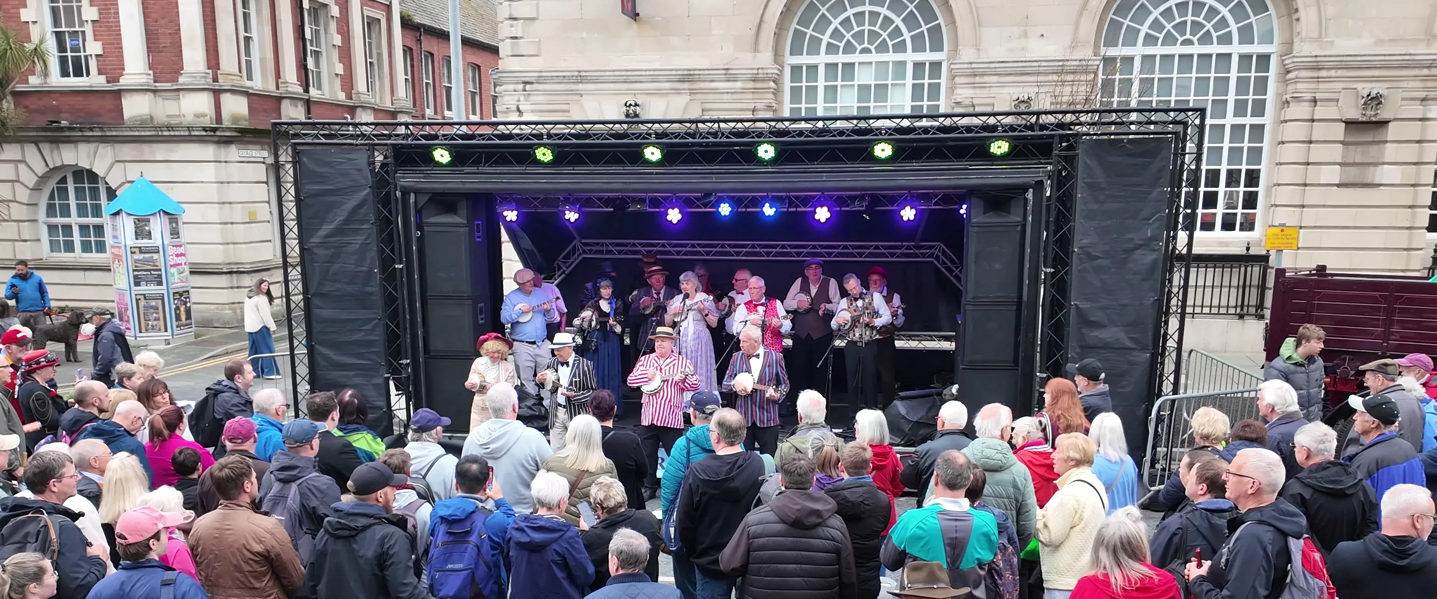 George Formby Tribute band on stage