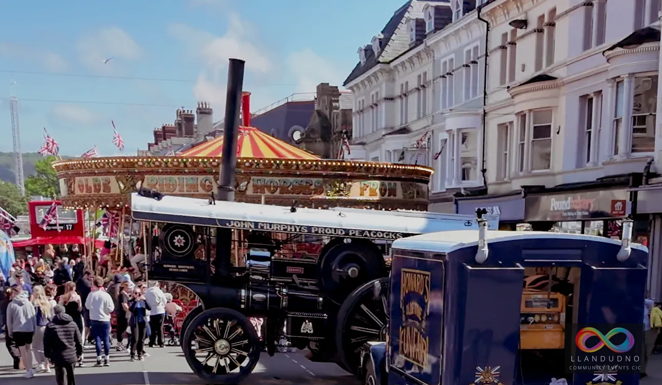 Steam Fair ground rides