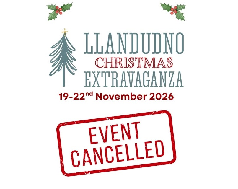 Llandudno Christmas Extravaganza 2026 has been cancelled